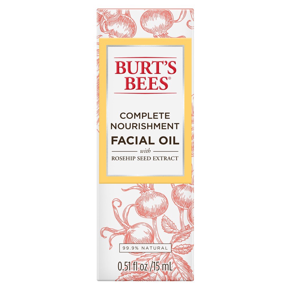 slide 7 of 7, Burt's Bees with Rosehip Seed Extract Face Oil 0.51 fl oz, 0.51 fl oz