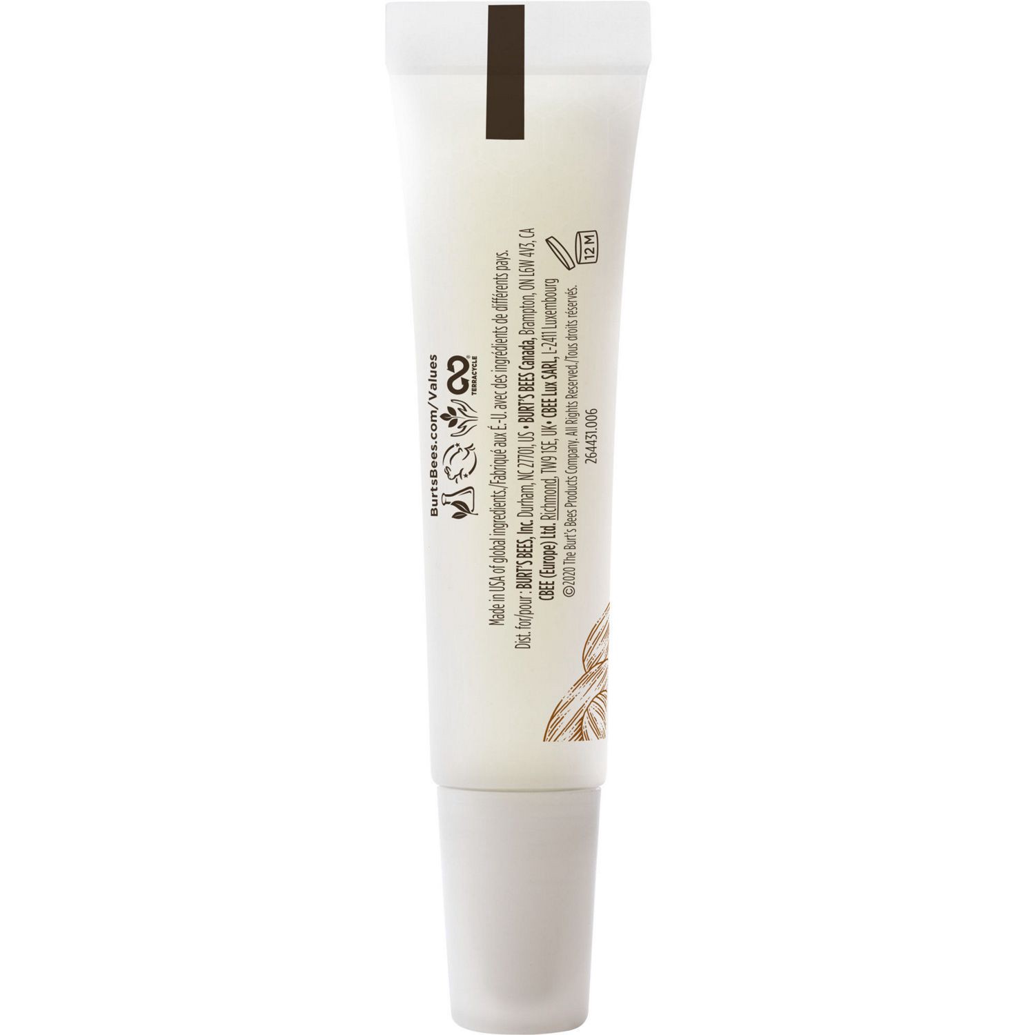 slide 6 of 7, Burt's Bees 100% Natural Hydrating Lip Oil with Sweet Almond Oil, 1 Tube, 0.27 fl oz