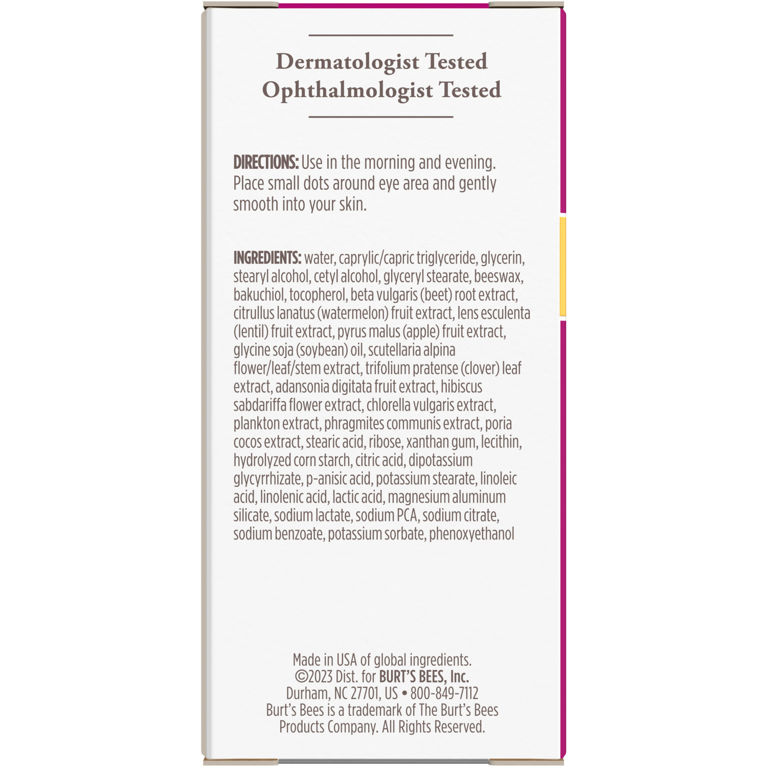 slide 2 of 8, Burt's Bees Renewal Firming Eye Cream - 0.5oz, 0.5 oz