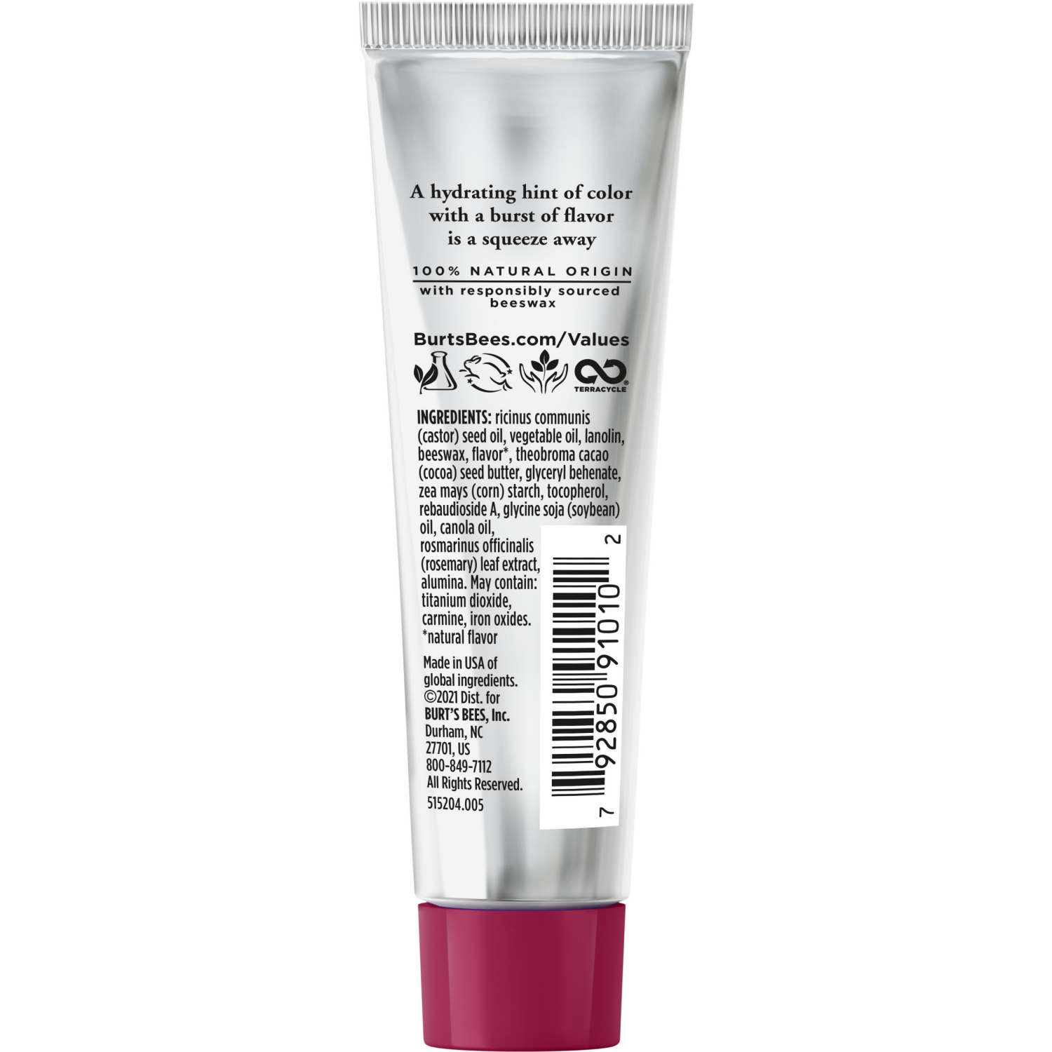slide 2 of 8, Burt's Bees Watermelon Squeezy Tinted Lip Balm, 0.43 oz