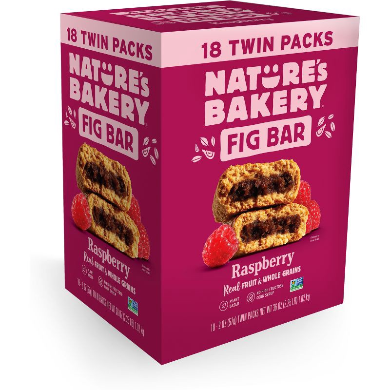 slide 4 of 5, Nature's Bakery Raspberry Fig Bar - 18ct, 18 ct