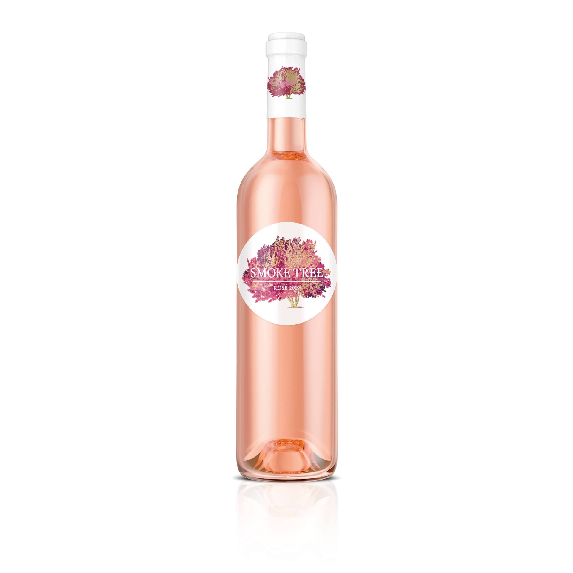 slide 1 of 2, Smoke Tree Rosé Wine Bottle, 750 ml