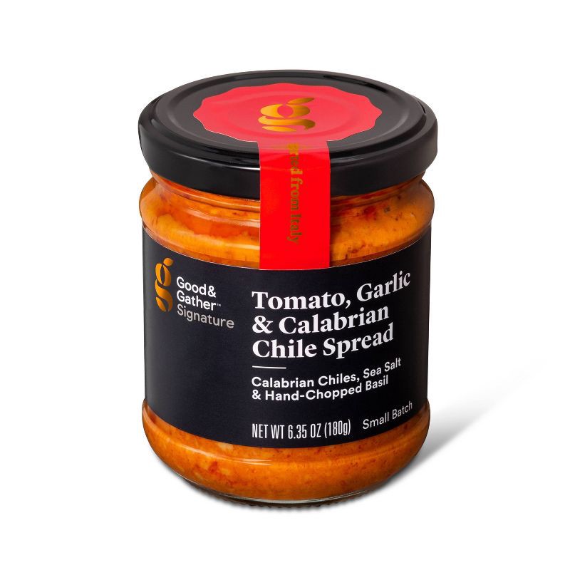 slide 2 of 3, Signature Tomato, Garlic and Calabrian Chile Spread - 6.35oz - Good & Gather™, 6.35 oz