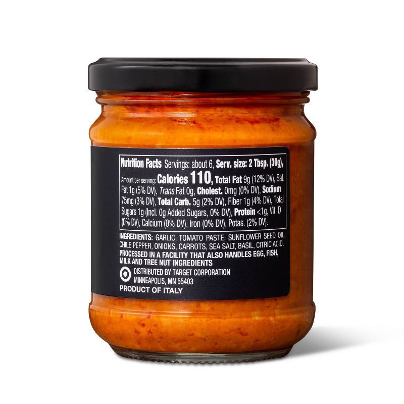 slide 3 of 3, Signature Tomato, Garlic and Calabrian Chile Spread - 6.35oz - Good & Gather™, 6.35 oz