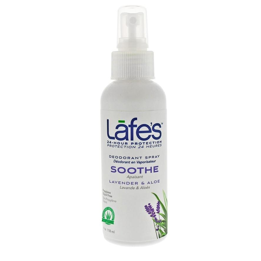 slide 1 of 1, Lafe's Soothe Deodorant Spray, 4 oz