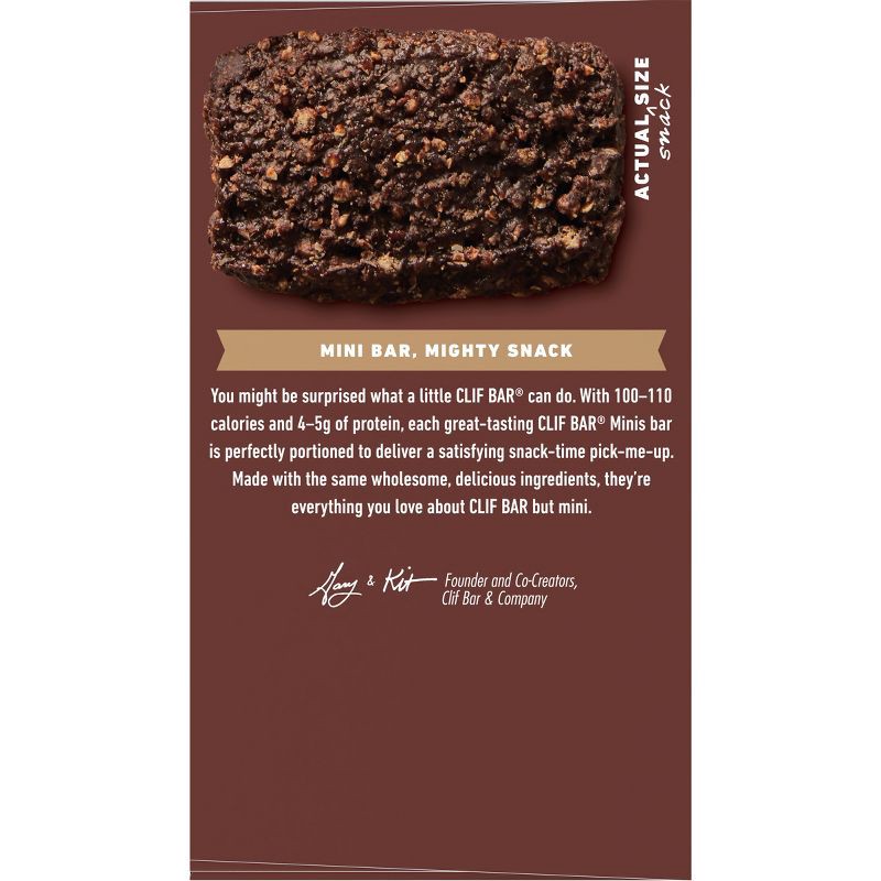 slide 6 of 9, CLIF Bar Chocolate Brownie Energy Bar Minis - 19.8oz/20ct, 19.8 oz, 20 ct