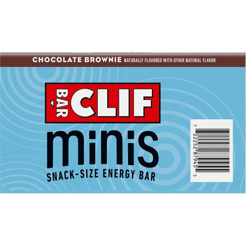 slide 9 of 14, CLIF Bar Mini Chocolate Brownie Granola Protein Bar Made with Organic Oats - 19.8oz/20pk, 19.8 oz, 20 ct
