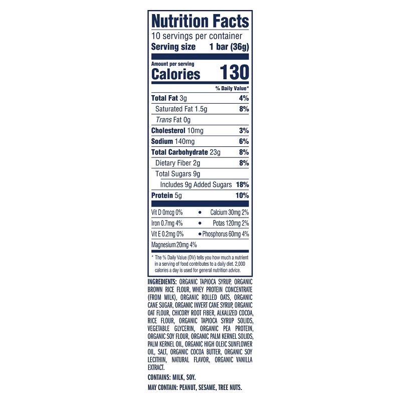 slide 4 of 13, Zbar Protein Cookies 'n Crème Granola Bars - 5g Protein - 12.7oz/10pk, 5 gram, 12.7 oz, 10 ct