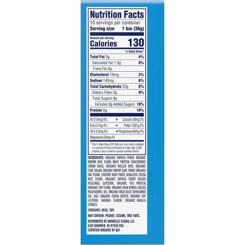 slide 11 of 13, Zbar Protein Cookies 'n Crème Granola Bars - 5g Protein - 12.7oz/10pk, 5 gram, 12.7 oz, 10 ct