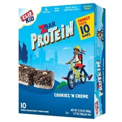 CLIF ZBAR PROTEIN CLIF Kid ZBAR Protein Cookies 'N Creme Snack Bars - 12.7oz/10ct
