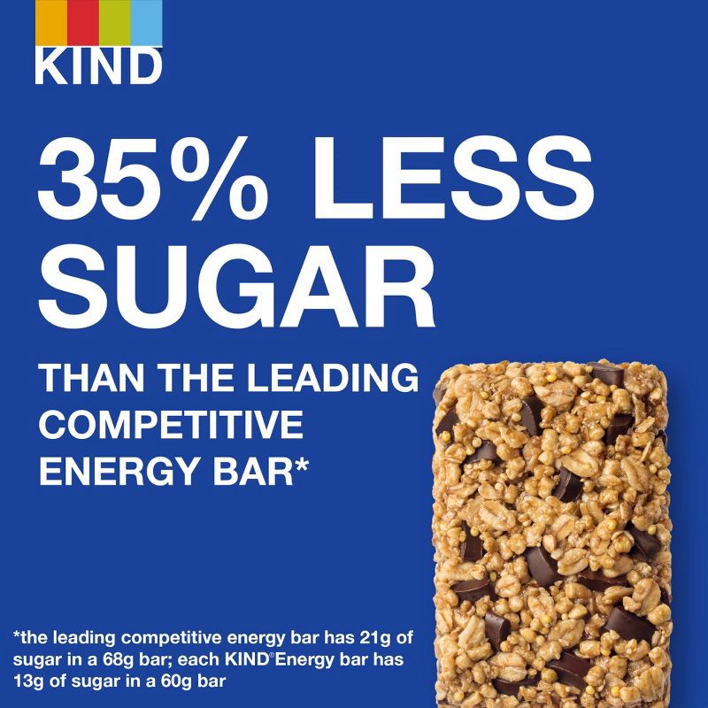 slide 7 of 7, KIND Energy Bar Chocolate Chunk - 12.6oz/6ct, 12.6 oz, 6 ct