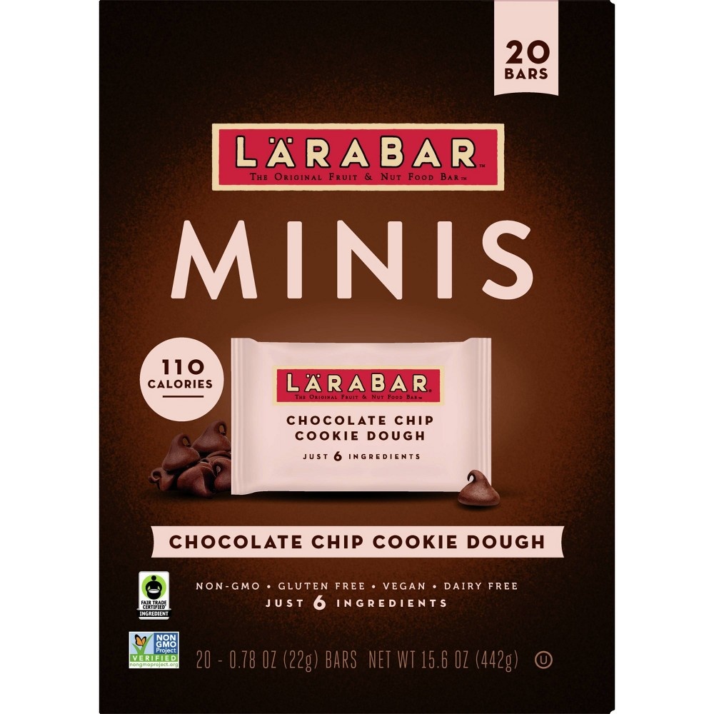 slide 4 of 11, Larabar Mini's Chocolate Chip Cookie Dough - 15.6oz, 15.6 oz