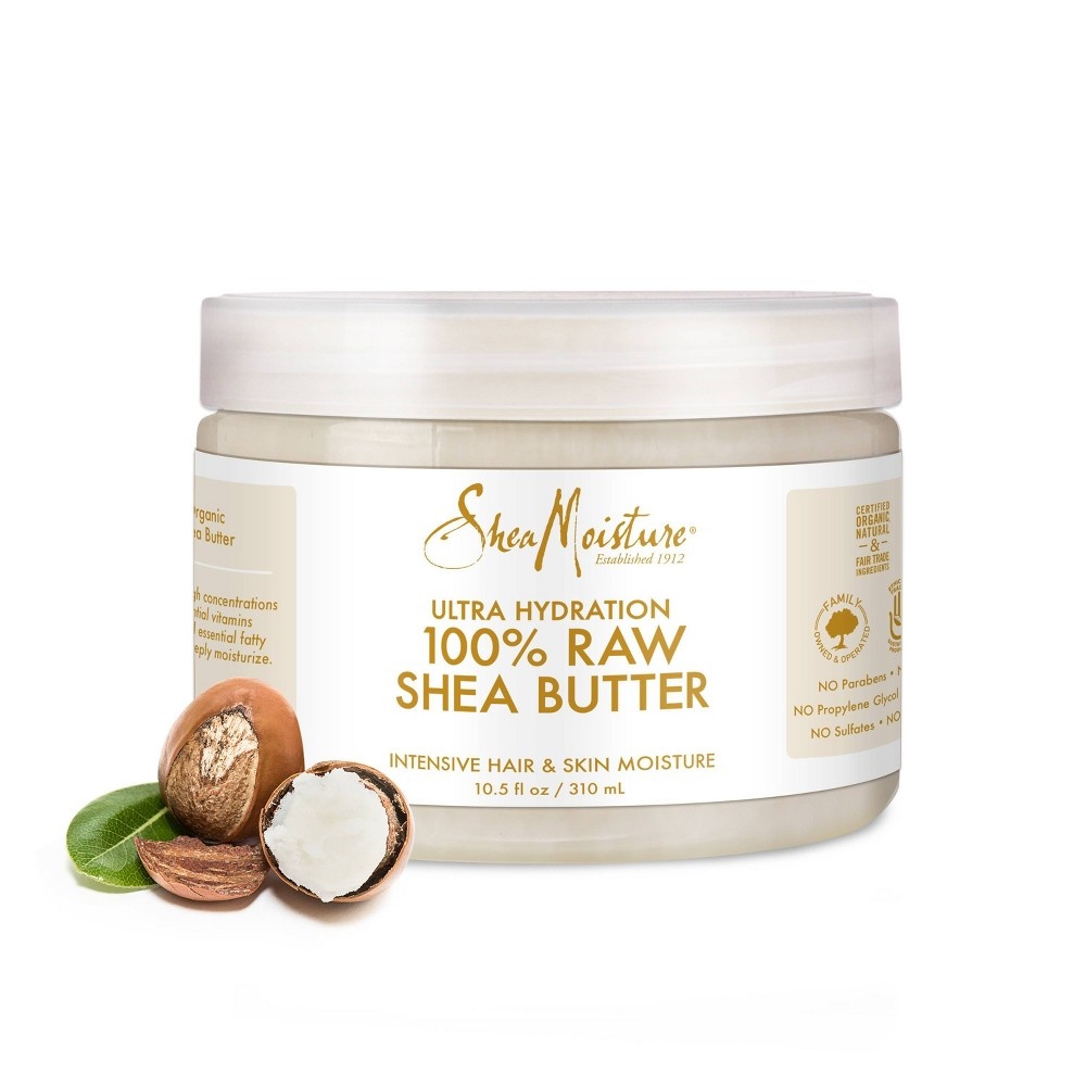 slide 4 of 6, SheaMoisture 100% Raw Butter, 10.5 fl oz