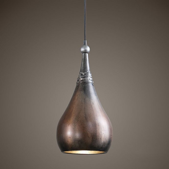 slide 2 of 2, Uttermost Alpena 1-Light Mini Pendant - Washed Copper, 1 ct