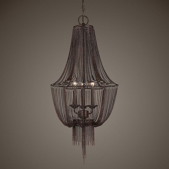 slide 2 of 2, Uttermost Lezzeno 3-Light Chandelier, 1 ct