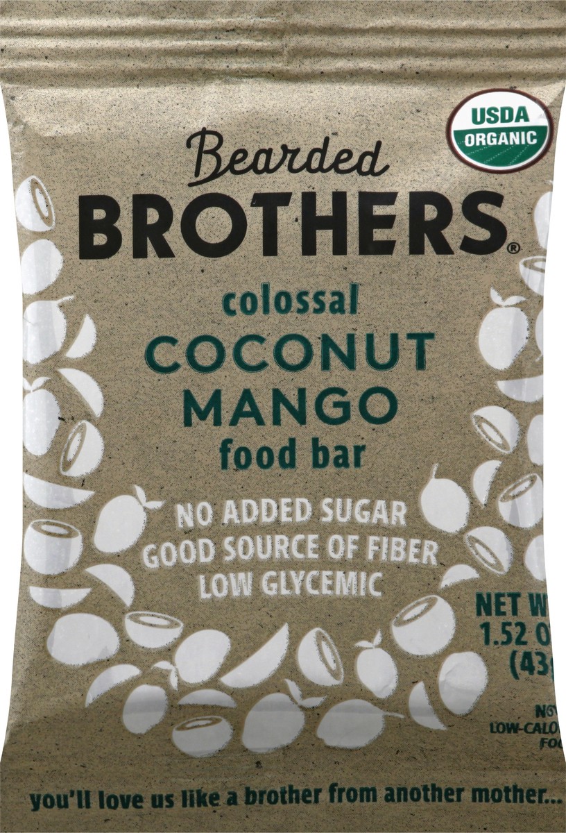 slide 1 of 12, Bearded Brothers Colossal Coconut Mango Food Bar 1.52 oz, 1.52 oz