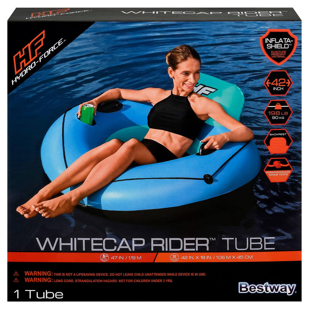slide 2 of 11, Bestway Best Whitecap Rider Tube - Ea, 1 ct