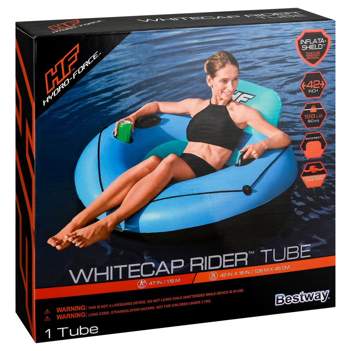 slide 6 of 11, Bestway Best Whitecap Rider Tube - Ea, 1 ct