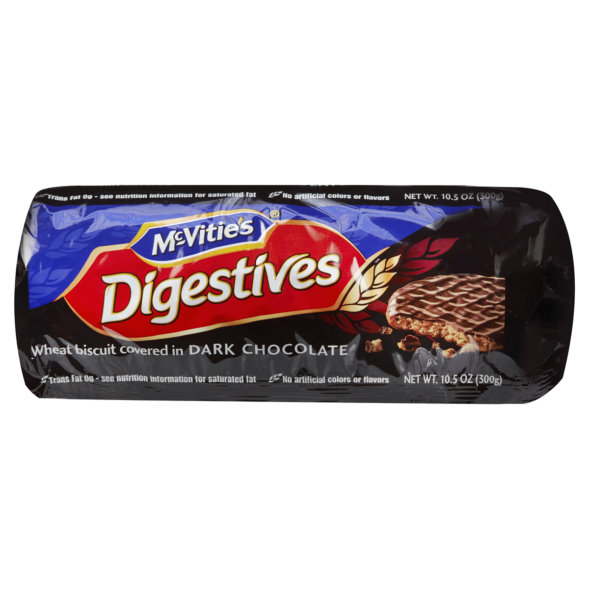 slide 1 of 2, Mcvitie's Digestives Dark Chocolate Flavor Coating Biscuits 10.5 oz Wrapper, 10.5 oz
