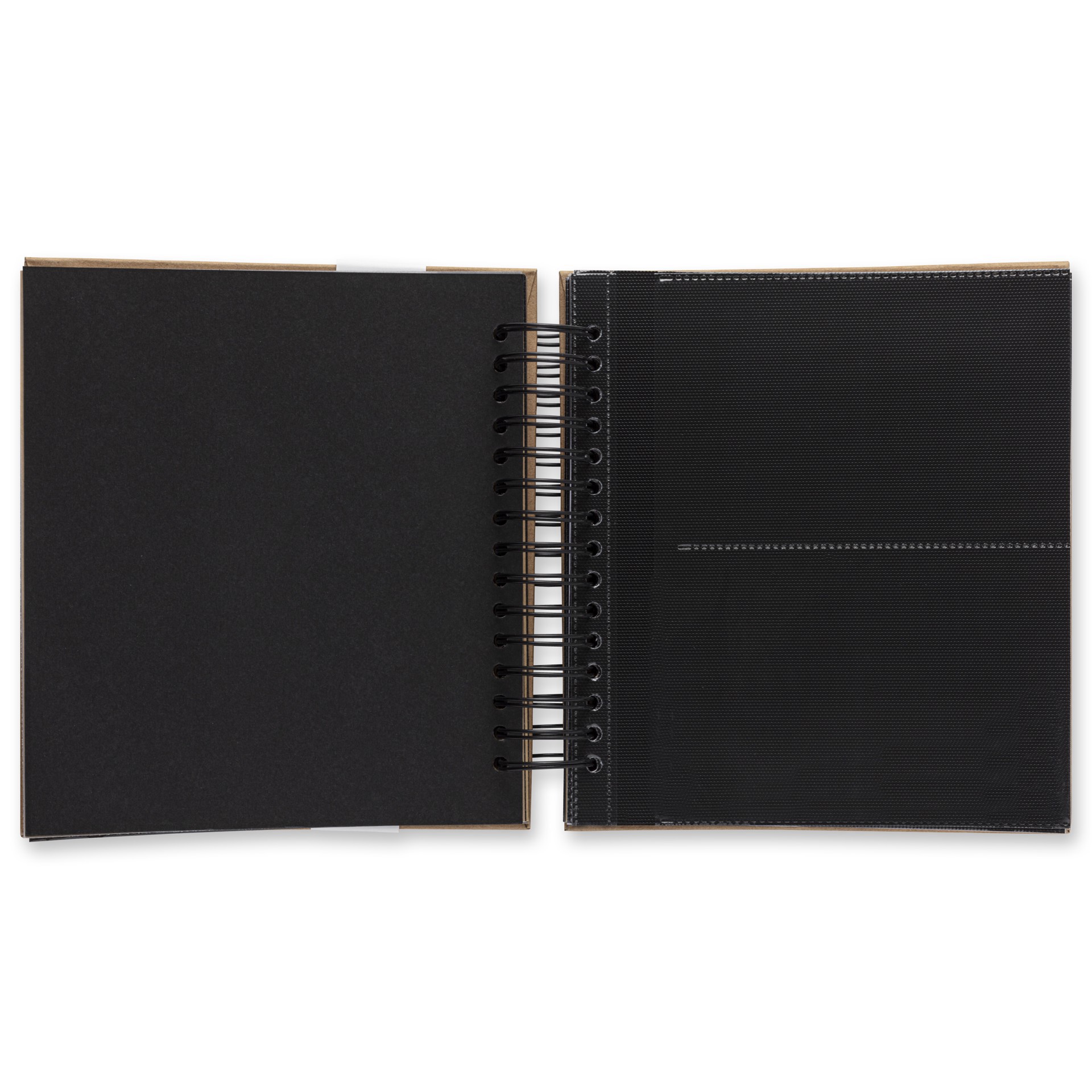 slide 3 of 6, Spiral Kraft Chipboard Journal By Recollections, 8.75 in x 8.875 in