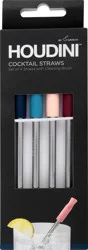 Houdini Cocktail Straws, Set of 4