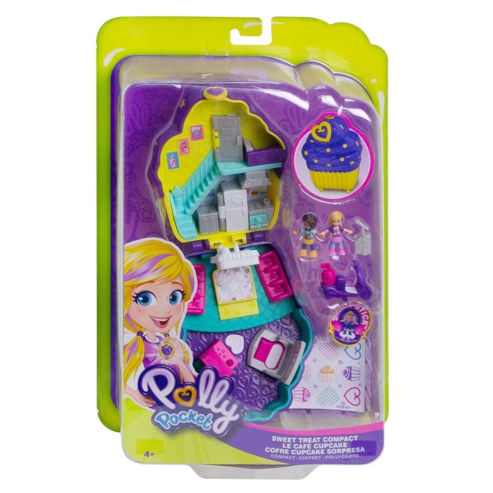 slide 1 of 1, Mattel Polly Pocket Pocket World Sweet Treat Compact Playset, 1 ct