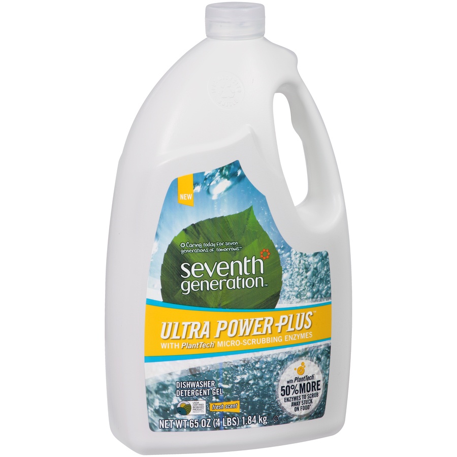 slide 2 of 7, Seventh Generation Automatic Dish Cleaner Ultra Power Plus, 65 fl oz