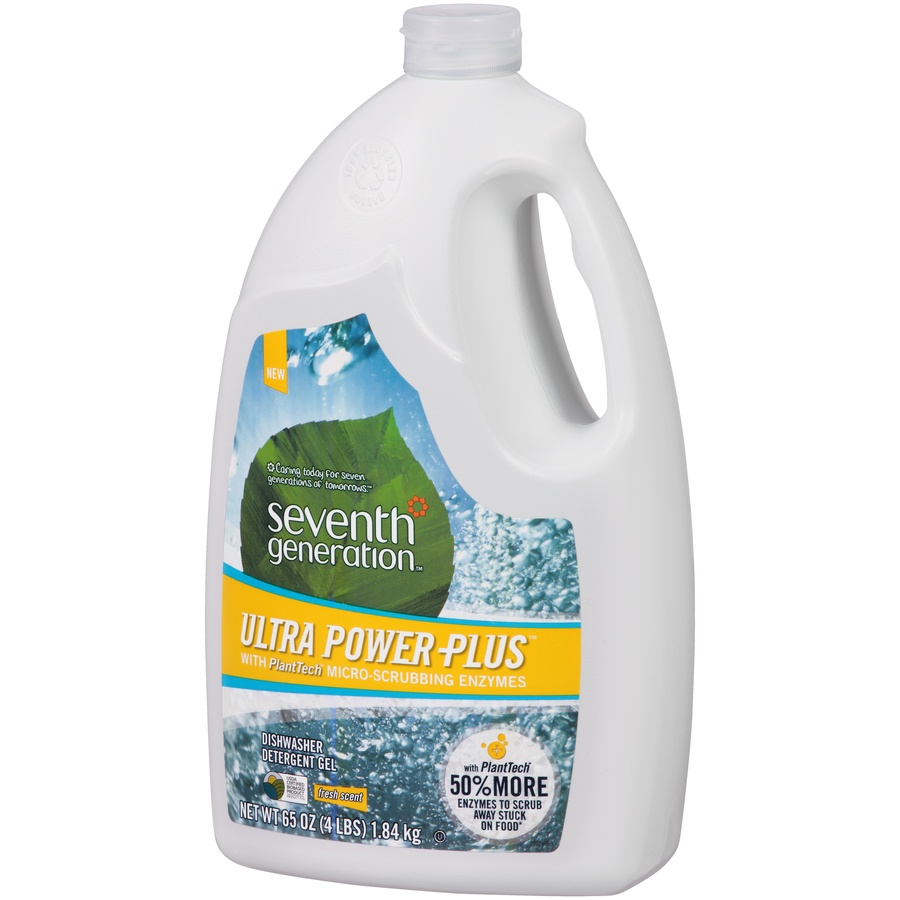 slide 3 of 7, Seventh Generation Automatic Dish Cleaner Ultra Power Plus, 65 fl oz