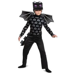 Mojang Synergies AB Kids' Minecraft Ender Dragon Classic Halloween Costume Jumpsuit M (7-8)