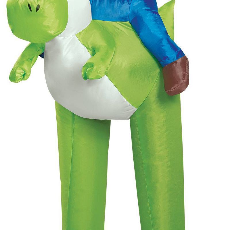 slide 5 of 6, Nintendo Kids' Super Mario Yoshi Inflatable Riding Halloween Costume One Size, 1 ct