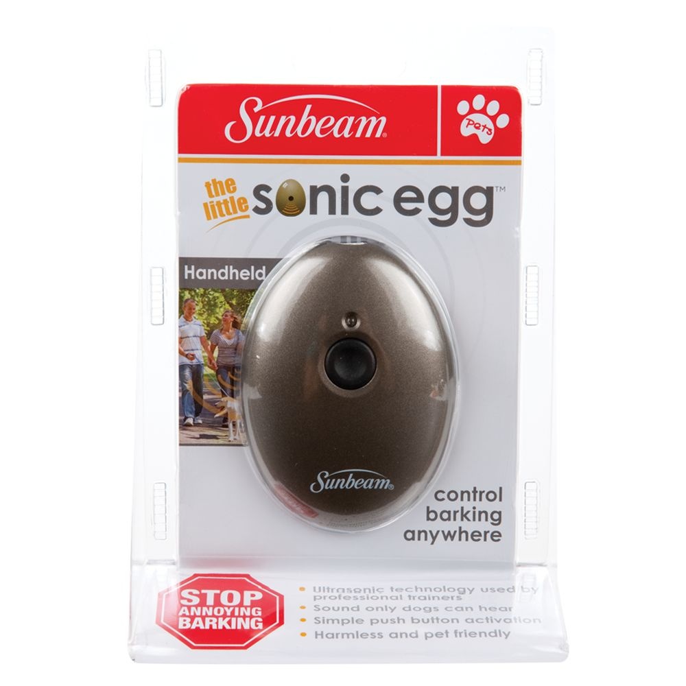 slide 1 of 1, Sunbeam The Little Sonic Handheld Egg Dog Bark Control Device, 1 ct