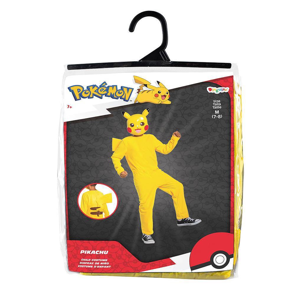 Pokemon Kids' Pokémon Pikachu Classic Halloween Costume Jumpsuit M (78