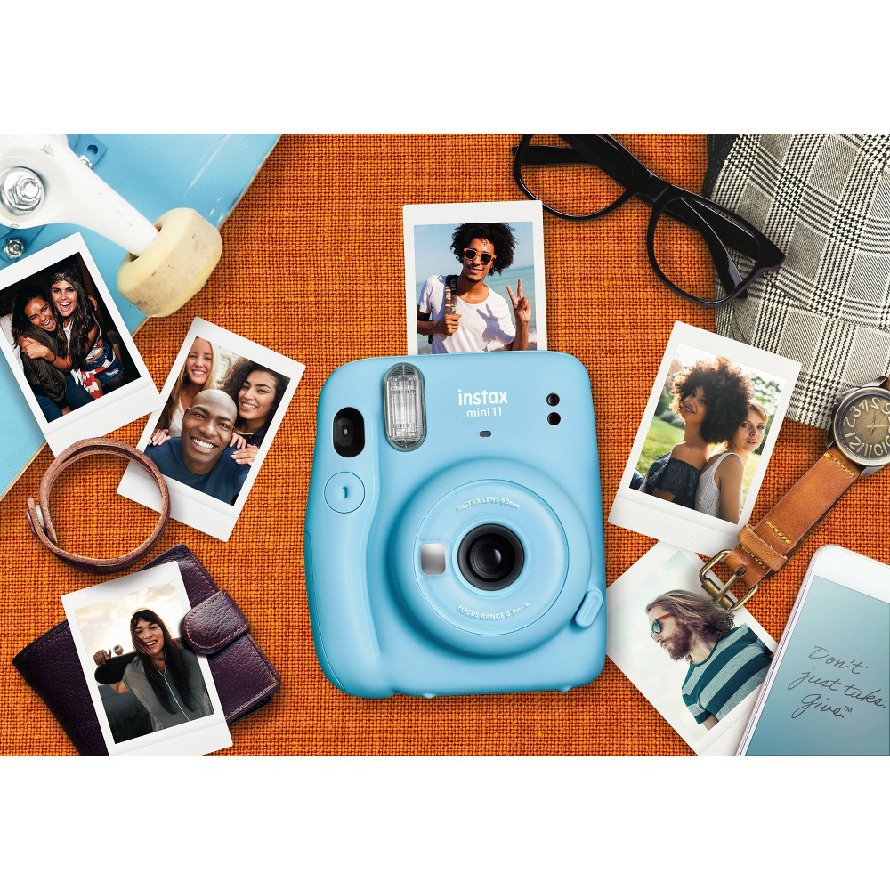 slide 3 of 3, Fujifilm Instax Mini 11 Camera - Sky Blue, 1 ct