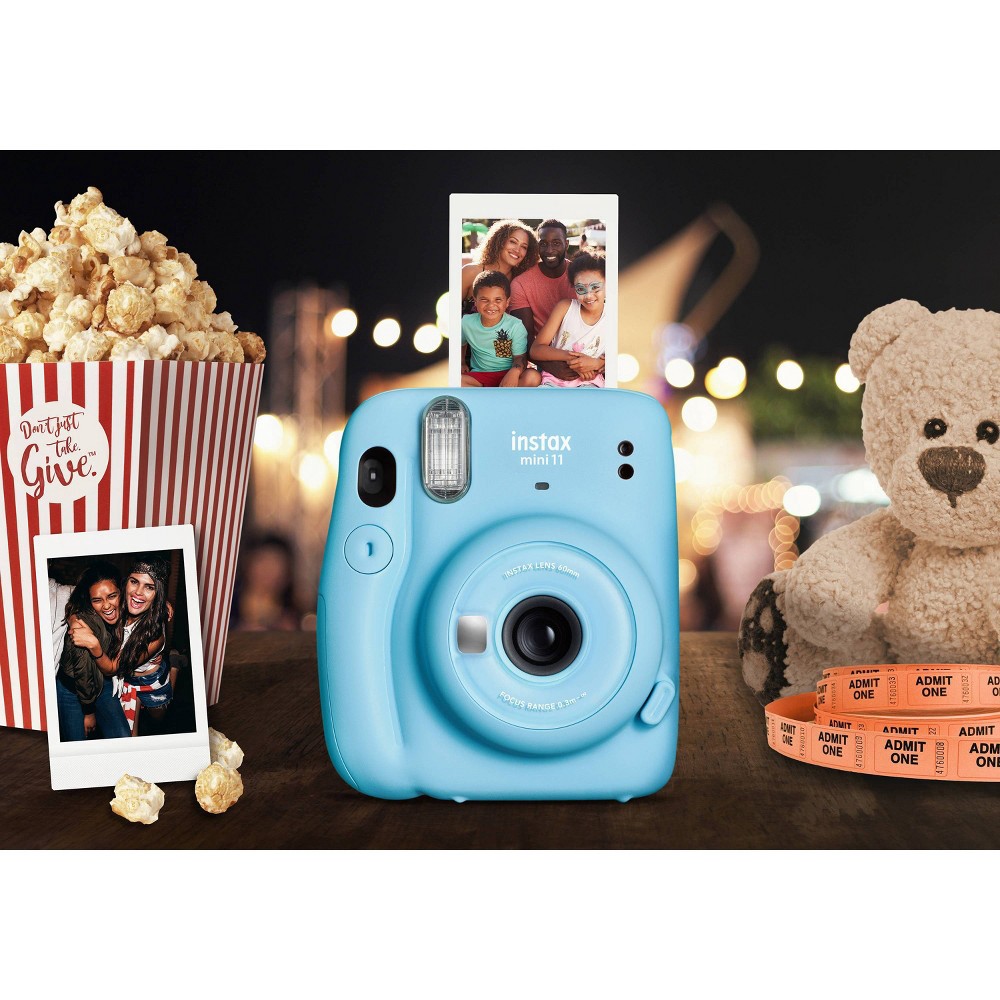 slide 2 of 3, Fujifilm Instax Mini 11 Camera - Sky Blue, 1 ct