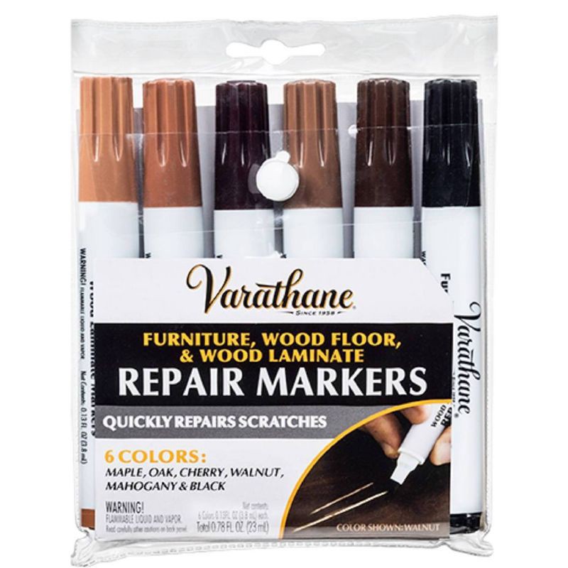 slide 4 of 4, Rust-Oleum 6pk Varathane Wood Repair Marker, 6 ct