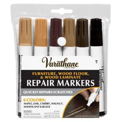 Rust-Oleum 6pk Varathane Wood Repair Markers Warm Tone