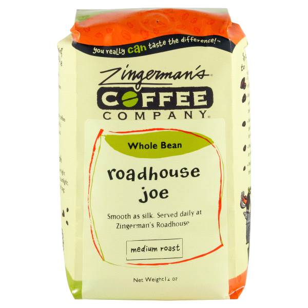 slide 1 of 4, Zingerman's Coffee Company Roadhouse Joe Whole Bean, 12 oz