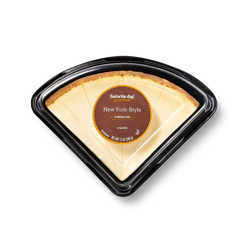 slide 1 of 3, New York Style Cheesecake - 12oz/4ct - Favorite Day™, 4 ct; 12 oz