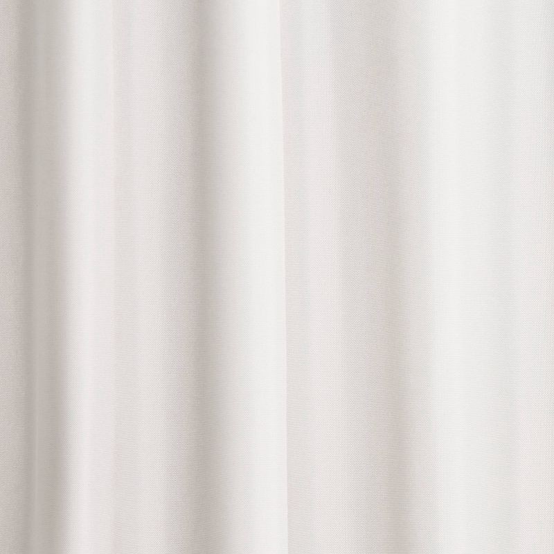 slide 4 of 5, 42"x63" Room Darkening Heathered Window Curtain Panel White - Room Essentials™, 1 ct
