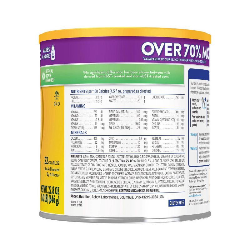 slide 2 of 10, Similac Neosure Powder Infant Formula - 22.8oz, 22.8 oz