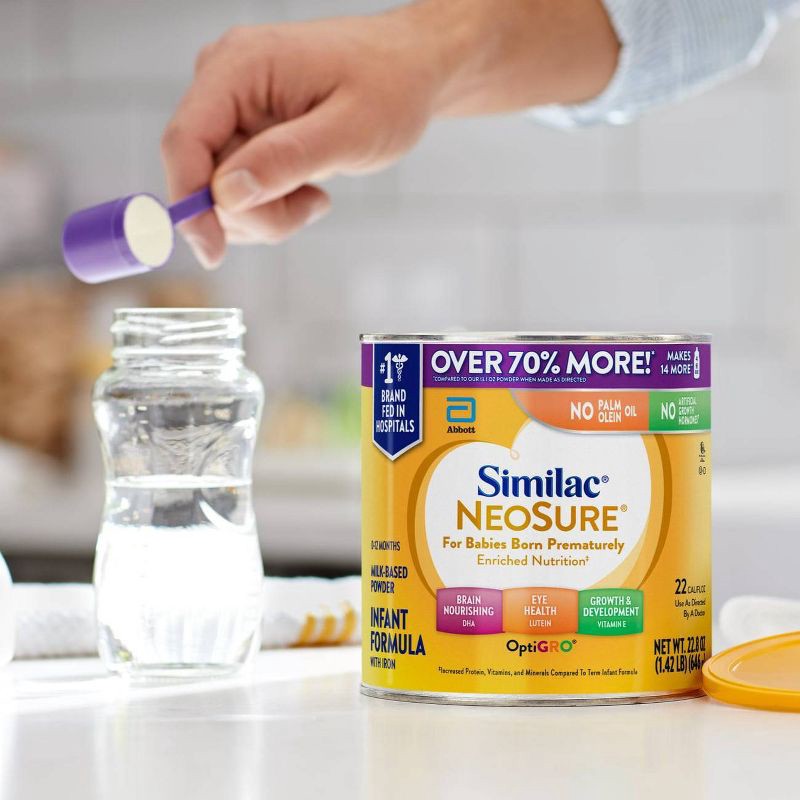 slide 4 of 10, Similac Neosure Powder Infant Formula - 22.8oz, 22.8 oz
