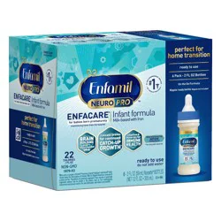 Enfamil EnfaCare Nursettes Ready to Feed Infant Formula Bottles - 2 fl oz/6ct