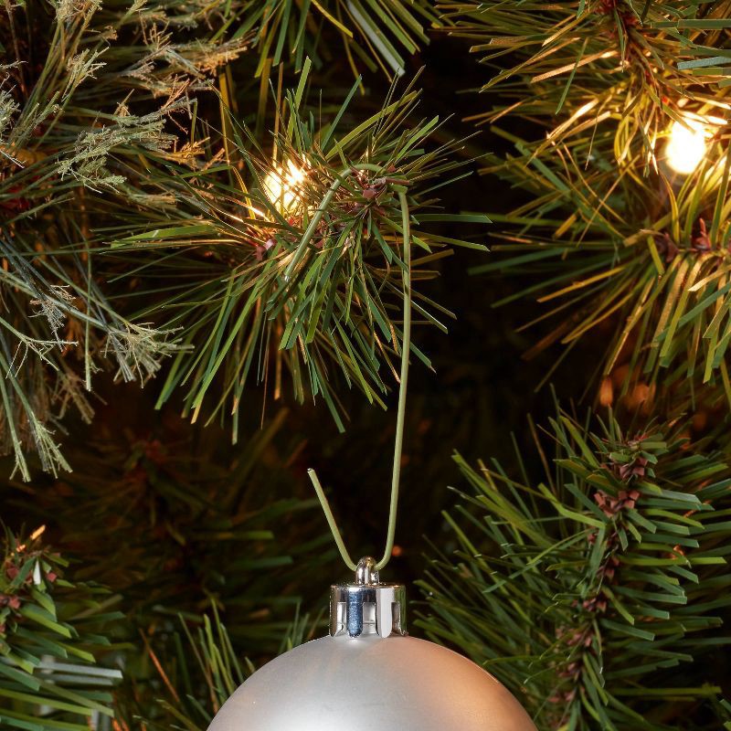 slide 2 of 3, 100ct Christmas Ornament Hook Dark Green - Wondershop™, 100 ct