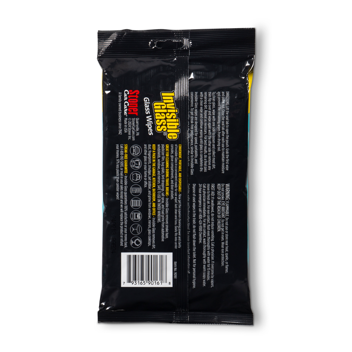 slide 2 of 2, Invisible Glass Auto Glass Wipes, 28 ct