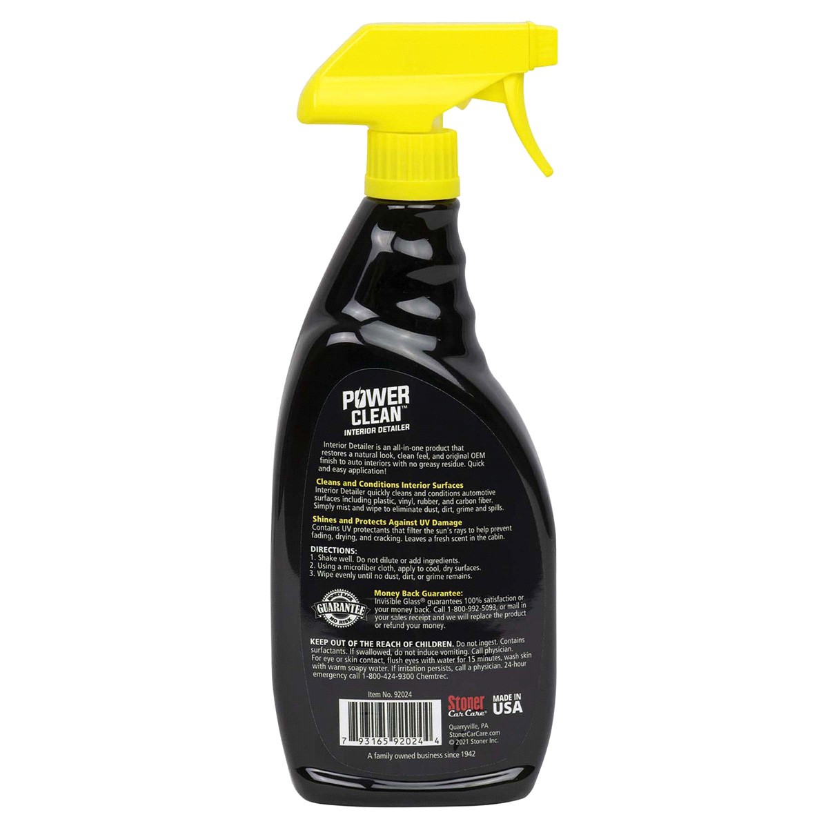 slide 2 of 2, Invisible Glass Power Clean Interior Detailer Trigger, 22 oz