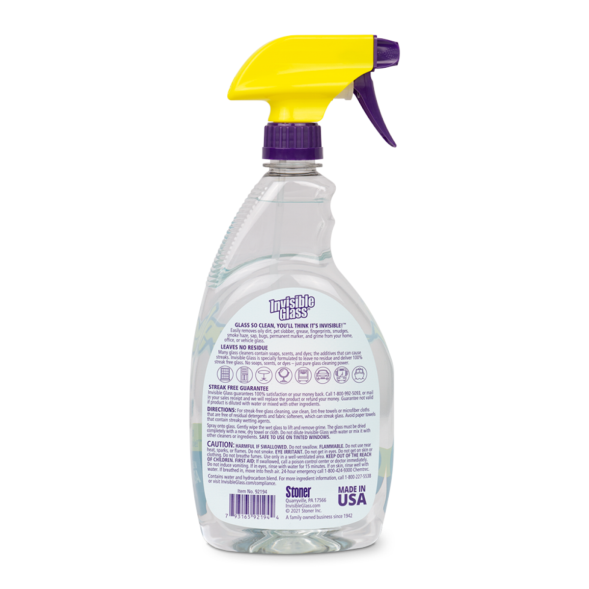 slide 2 of 2, Invisible Glass Spray Glass Cleaner, 32 oz