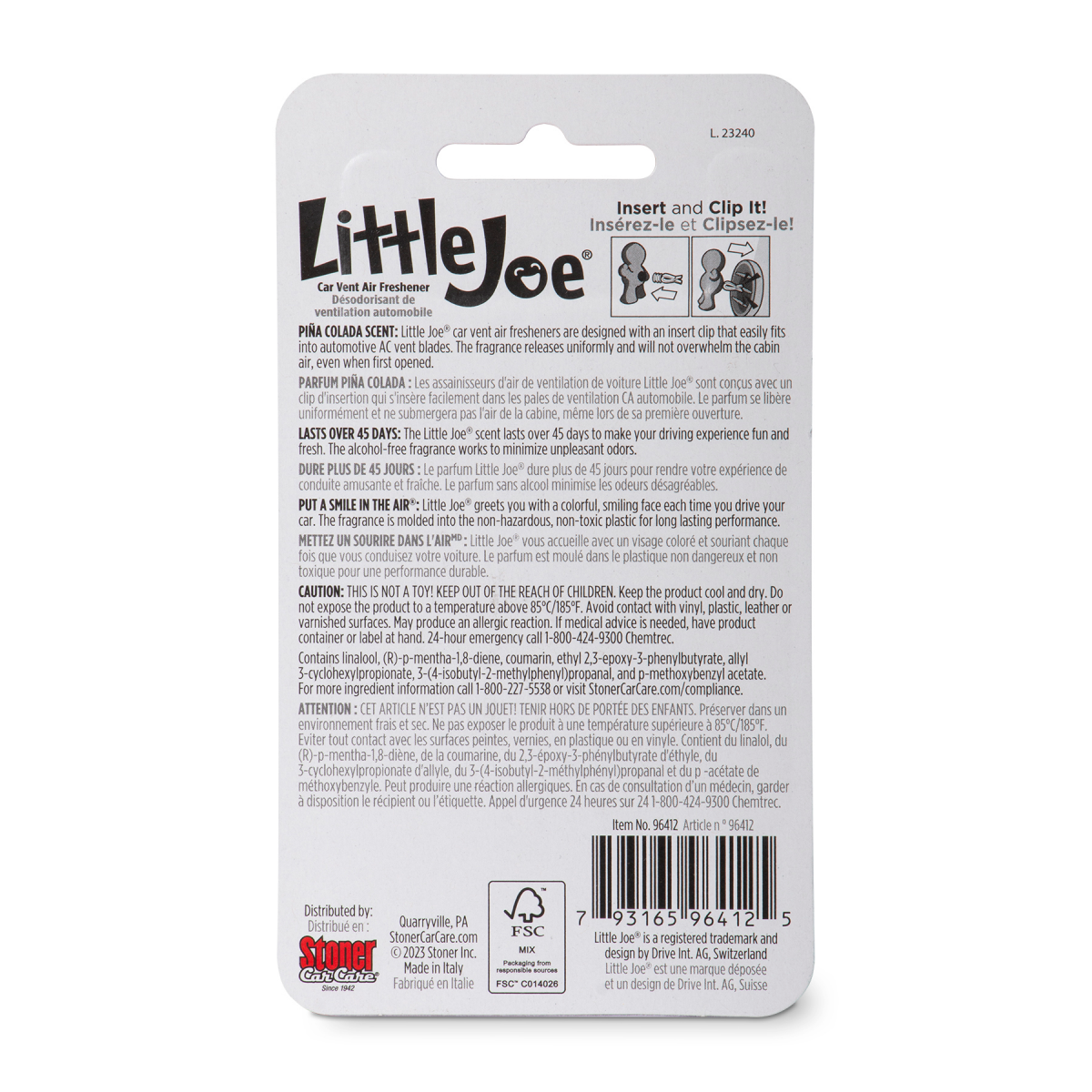 slide 2 of 2, 3M Little Joe Pina Colada Air Freshener, 1 ct