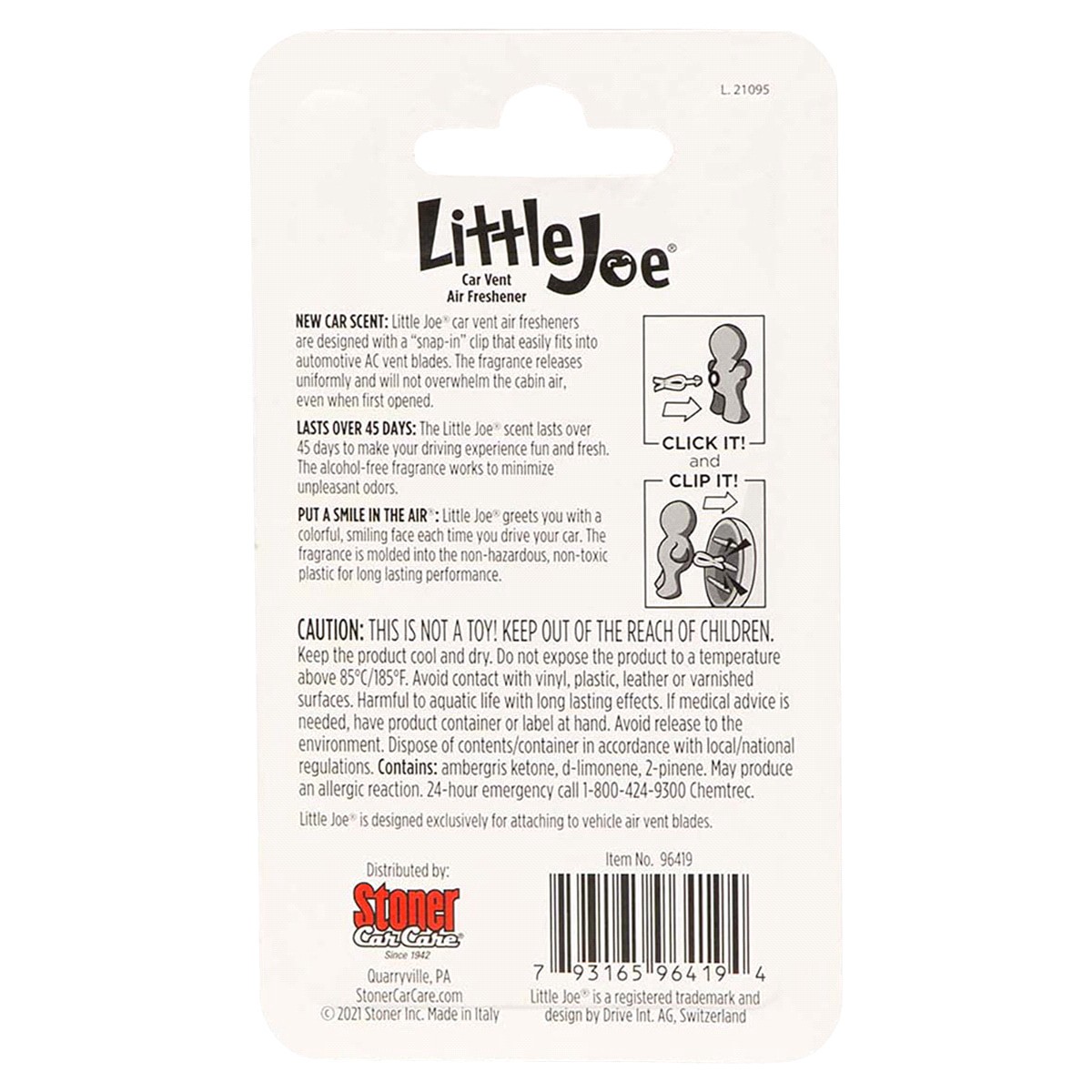 slide 2 of 2, Little Joe Car Vent Air Freshener 1 Each, 1 ct