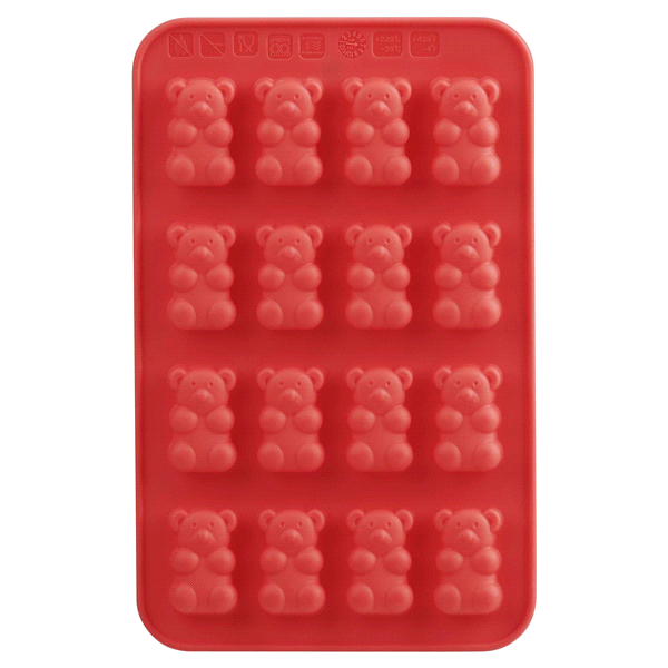 slide 4 of 5, Trudeau Silicone Treat Mold - Bears, 2 ct