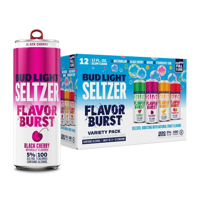 slide 1 of 11, Bud Light Seltzer Bud Light Hard Seltzer Variety Pack - 12pk/12 fl oz Cans, 12 ct; 12 fl oz